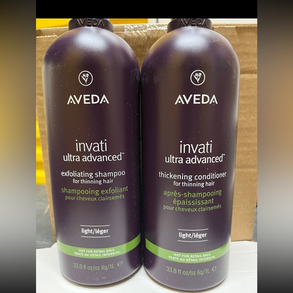 Aveda Invati Ultra Advanced Light Shampoo & Conditioner 33.8 oz Duo.